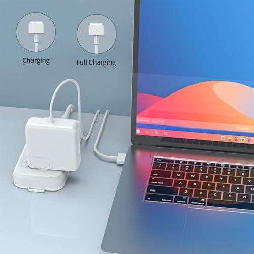 Elevate Your Charging Efficiency with the High-Performance 60 W/45 W T-Tip Magnetic Power Adapter for Mac Book Air (2012-2015) – Unmatched Compatibility for Models A1425, A1502, A1465, A1466, A1436, A1435 – Ultra-Lightweight & Travel-Friendly Design for Effortless Power On-the-Go