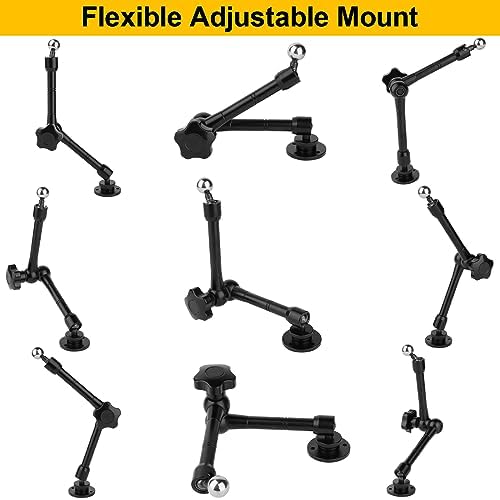 Premium 360° Adjustable Aluminum Phone Mount for Car, Desk & Boat – Universal Smartphone Holder Compatible with 3.5 to 7.5-Inch Devices – Effortless Installation & Enhanced Viewing Experience for Safe Navigation and Hands-Free Use