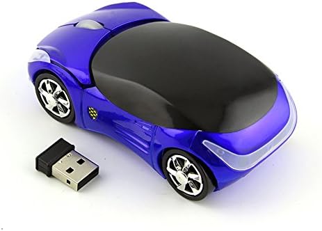 Vibrant Pink Car-Shaped Wireless Mouse for Small Hands – 2.4 GHz Ergonomic Optical Gaming Mouse with USB Receiver – Perfect for Kids, PC, and Laptop Use – Fun and Functional Computer Accessory