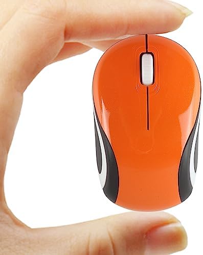 Charming Wireless Mini Mouse – Adorable Portable USB Optical Mouse for Laptops and Kids – Compact 1000 DPI Cordless Design in Fun Purple – Ideal Travel Companion and Perfect Gift for Young Tech Enthusiasts