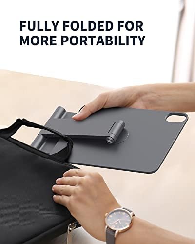 Transform Your i Pad Mini 6 (2021) Experience with LULULOOK Magnetic Stand – Ergonomic Aluminum Holder for Optimal Viewing & Drawing, Adjustable Height & Angle, Lightweight Design for Easy Portability and Versatile Portrait/Landscape Use