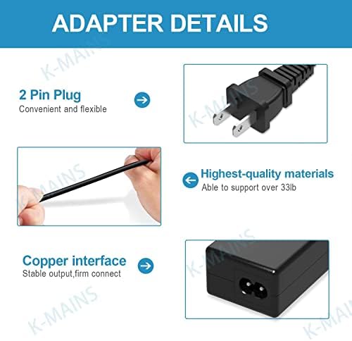 K-Mains 65 W Universal Power Supply Charger for Dell D3100 Docking Station – Reliable High-Speed 4 K Display Link Performance for Enhanced Productivity and Seamless Connectivity