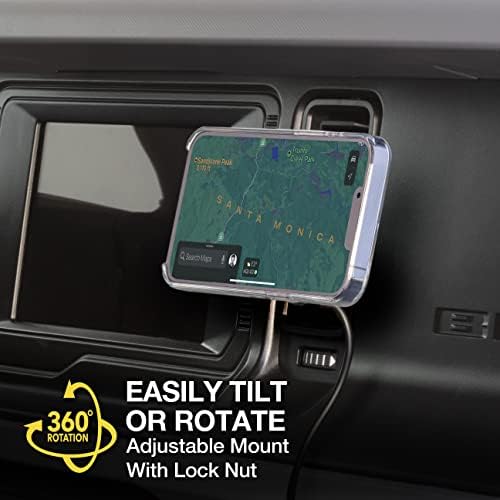 Scosche MPQ5 RKi-BP0 Magic Plate Replacement for Enhanced Compatibility with Scosche Magic Mount Systems – Ideal for Non-Magnetic & Charge Mounts, Optimized for Quick Installation and Device Security