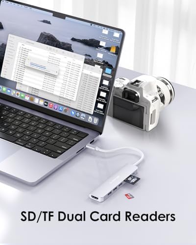 Elevate Your Connectivity with the LENTION USB C Hub: 100 W Fast Charging, 4 K HDMI Output, Dual Card Reader, and Versatile USB 3.0/2.0 Compatibility for Mac Book Pro, Mac Air, Surface, Chromebook, and More – Sleek Space Gray Design for Professionals and Creatives Seeking Enhanced Performance and Productivity