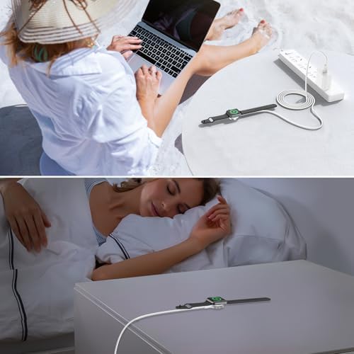 Upgrade Your Apple Watch Charging Experience with the 20 W Magnetic USB-C Fast Charger – 6 ft Cable for Seamless Compatibility with Series 1-9 and SE Models – Effortless Magnetic Alignment and Premium Durability for Everyday Convenience
