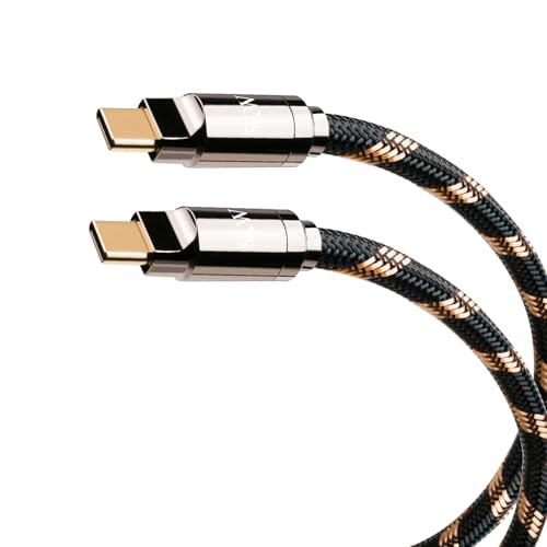 SKW USB C to USB C 3.1 Cable, High Speed Type C 10Gbps 4K Video Data Transfer 100W(5A) Charger Cable with E-Marker 6.5ft / 2M – Enhanced Compatibility and Speed