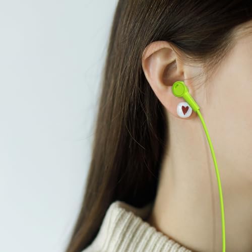 Maeline 40-Pack Wired Earbuds: High-Fidelity Noise-Cancelling Headphones with Heavy Bass | Ergonomic Design for i Phone & Android | Vibrant Colors & Clear Mic for Calls | Universal 3.5 mm Compatibility | Perfect for Music, Gaming, and Daily Commutes