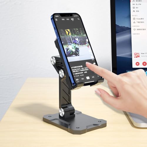 Adjustable Foldable Stand for MagSafe Charger, Desktop Holder Compatible with for iPhone 16 15 14 13 12 Series Cell Phone Wireless Charging Base Pad Mount Accessories – Enhanced Compatibility and Speed
