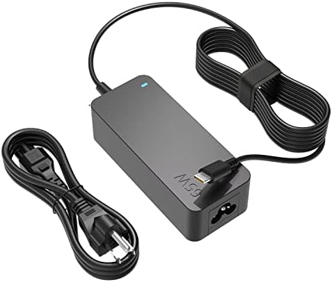 High-Performance 65 W UL Safety Certified Charger for Lenovo Think Pad Models – Fast USB-C Power Adapter for P14, P15, P16, P53, P52, P51, P43, Z13 & X-Series Laptops – Reliable Charging with Enhanced Safety Features & 12-Month Warranty – Ideal for 45 W Devices Too
