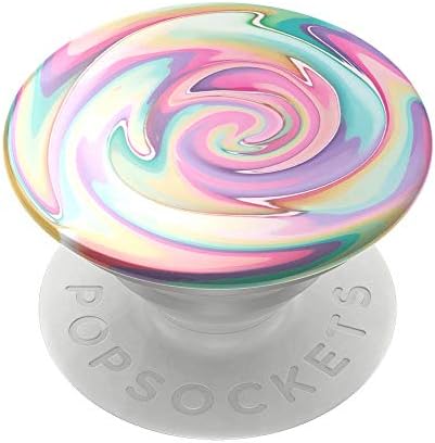 Vibrant Mag Safe Rainbow Glass Pop Socket Grip & Stand – Secure Hands-Free Kickstand for Effortless Wireless Charging and Enhanced Smartphone Functionality