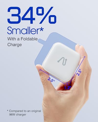 Ultra-Fast 100 W Ga N Wall Charger – 4-Port USB-C Power Adapter for Simultaneous Device Charging, Compact and Foldable Design, Compatible with Mac Book Pro, i Pad Pro, i Phone 14, Galaxy S9, and More – Efficient Power Solution for Home and Travel