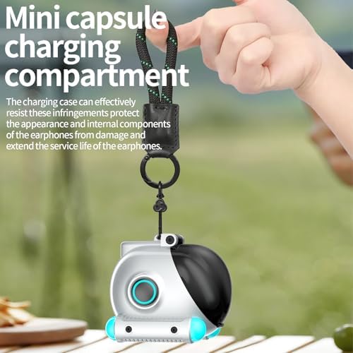 Revolutionary Bluetooth 5.4 Wireless Earbuds with Superior Noise-Canceling Technology – Ergonomic Touch Control for Seamless Audio Experience and Up to 48-Hour Extended Playback – Waterproof Design Perfect for Active Lifestyles and Fully Compatible with i Phone, Samsung, and Android Devices