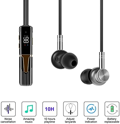 Premium Bluetooth Sports Earphones with HD 9 D Surround Sound – Noise-Canceling Wireless Earbuds for Running & Fitness – Ergonomic Design, Dual Battery Life, Built-in Microphone with Digital Power Display – Ideal for Active Lifestyles and Seamless Device Compatibility