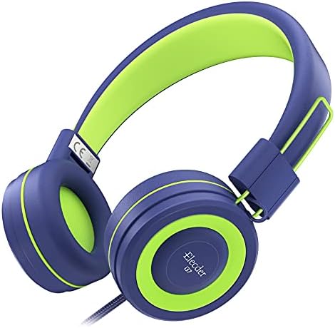 Vibrant Rose/Pink ELECDER i37 Kids Headphones – Foldable On-Ear Design for Ultimate Comfort and Superior Sound Quality – Ideal for Safe Listening on Tablets, Cellphones, and More – Perfect for School, Travel, and Everyday Use with Adjustable Fit and Durable Construction