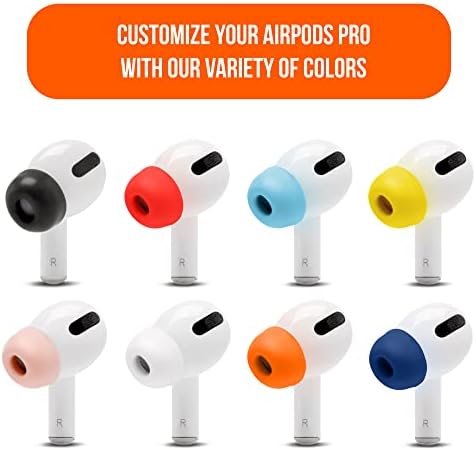 Upgrade Your Sound Experience with WC Tip Z Memory Foam Ear Tips for Air Pods Pro | Enhanced Comfort, Superior Noise Isolation, and Quick Foam Rebound | Perfect Navy Blue Fit for Charging Case | Ideal for Audiophiles and Active Users