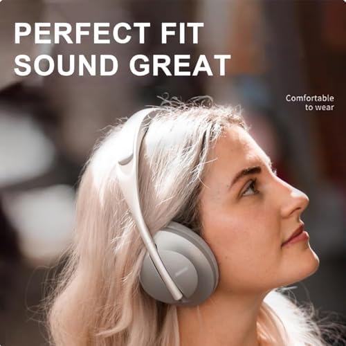 Upgrade Your Bose 700 Wireless Headphones with Luxurious Replacement Ear Cushions – Premium Soft Protein Leather & High-Density Noise Cancelling Foam for Superior Comfort and Sound Isolation – Seamless NC700 Compatibility in Sleek Black