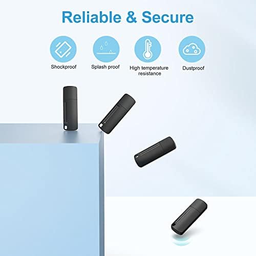 KEXIN 64 GB USB Flash Drive Pack – 10 Durable USB 2.0 Thumb Drives for Effortless Data Storage and Transfer – Perfect for Professionals and Students on the Go
