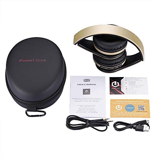 Experience the Ultimate in Comfort and Sound with Power Locus Stylish Purple & White Wireless Over-Ear Headphones – Hi-Fi Stereo Quality, Foldable Design for Travel, 12-Hour Battery Life, and Built-In Microphone for Hands-Free Calls – Perfectly Compatible with i Phone, Samsung, and LG Devices