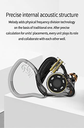 Transform Your Soundscape with CCZ Melody Hybrid Driver Wired Earbuds – Premium In-Ear Monitors Featuring High-Definition Microphone for Unmatched Call Clarity, Ergonomic Fit for Extended Comfort, and Versatile Device Compatibility – Ideal for Active Lifestyles and Conference Calls