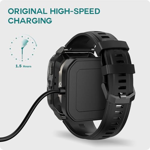 TUSITA 1 M Smartwatch Charger Cable for CARBINOX Vortex – Ultra-Fast Charging Solution with Robust Durability and Compact Design for Effortless Power Management on the Go