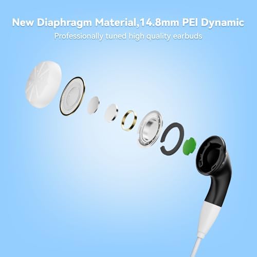 Discover Superior Sound with YDSmall USB-C Hi-Fi Wired Earbuds – Engineered with 14.8 mm Dynamic Drivers for Exceptional Audio Clarity, Ergonomic Design for All-Day Comfort, and Versatile Type-C Connectivity Perfect for i Phone 16 Series and Other Devices – Ideal for Music Enthusiasts, Effortless Communication, and Relaxing Moments.