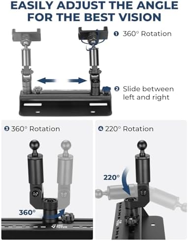 Elevate Your Ford F150 Driving Experience with JOYTUTUS Premium Aluminum Phone Holder Dash Mount (2021-2024) – Secure Vibration-Resistant Design for Enhanced Safety and Convenience – Effortless Tool-Free Installation and Sleek Aesthetic Integration