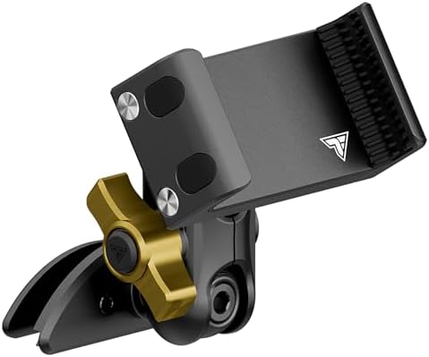 Elevate Your Driving Experience with the Tackform Link Vent Phone Mount for 2018-2023 Jeep JL, Gladiator & 4 XE | Premium CNC Billet Aluminum Design | Zero Slip Grip for Maximum Stability | Anti-Scratch Universal Holder for i Phone, Galaxy & More | Effortless Installation & Sleek Black Finish