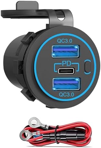 Upgrade Your Charging Experience with the Zennova 12 V USB Charger – Dual Port PD 20 W USB-C and 18 W QC3.0 Waterproof Power Outlet for Cars, Boats, and More – Fast, Reliable Power Delivery for Every Adventure