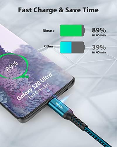 NIMASO Ultimate USB C to C Cable 4 Pack – Versatile Charging Solutions with 10 ft, 6.6 ft, 3.3 ft, and 1 ft Lengths for i Phone 15, i Pad Pro, Mac Book, Samsung Galaxy S23, and Nintendo Switch – Fast Charging & High-Speed Data Transfer for Seamless Device Connectivity