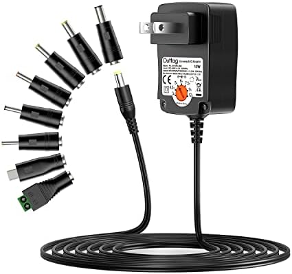 Versatile 15 W Universal AC Adapter – Multi-Voltage Power Supply for Routers, CCTV Cameras, Smartphones & More – Fast Charging, Lightweight, and Safe Solution for Household Electronics – Adjustable Voltage from 3 V to 12 V for Maximum Compatibility and Performance