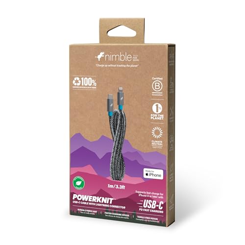 Premium 10 ft USB C to Lightning Cable for Fast Charging – Apple MFi Certified, Ideal for i Phone 14/13/12/11 Pro Max, Compatible with i Pads & Air Pods – Enhanced Durability and High-Speed Performance for Effortless Charging Anywhere