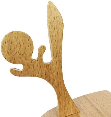 Whimsical Dog-Themed Wooden Phone Stand – Charming Desk Accessory for Mobile Devices, Perfect Gift for Pet Enthusiasts, Stylish and Functional Home Office Decor with Stable Anti-Slip Base for Enhanced Productivity and Optimal Viewing Experience