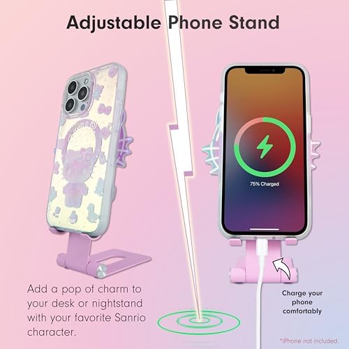 Sonix x Sanrio Character Phone Stand | Adjustable Cell Phone Holder, Desk Stand, Dock | Hello Kitty Classic – Enhanced Compatibility and Speed