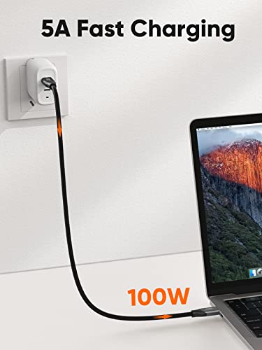 Unleash Powerful Connectivity with Cable Creation 3 ft USB C to USB C Cable – 10 Gbps Data Transfer, 4 K Video Output & 100 W Fast Charging for Mac Book, i Pad, Pixel, Galaxy, & i Phone 15/16 Pro Max – Durable & Flexible Design for Superior Performance