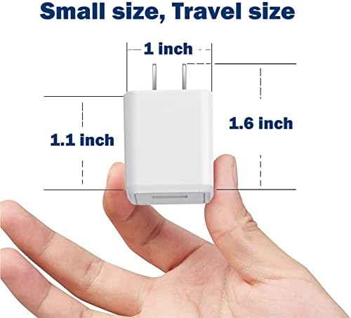 Maximize Your Charging Efficiency with 10 ft MFi Certified i Phone Lightning Cable & USB Wall Charger – Fast Data Sync & Dual Pack for i Phone 13, 12, 11 Pro Max, SE 2020, and More – Perfect Travel Companion for Ultimate Connectivity