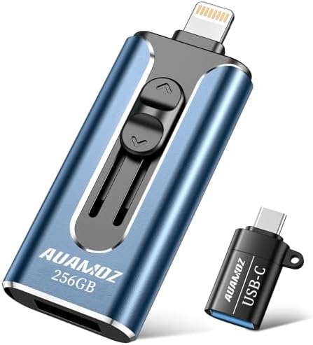 Light Purple 512 GB Flash Drive for i Phone, i Pad & Android – Effortless Photo & Video Backup, Plug & Play Storage Solution, High-Speed USB Memory Stick for Versatile Data Management, No App Required, Travel-Friendly Design