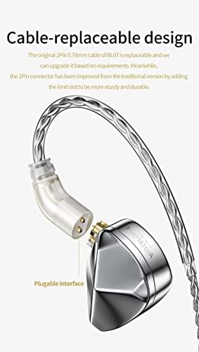 Transform Your Listening Journey with keephifi BLON BL-T3 High Fidelity In-Ear Monitors – Premium 11 mm Copper Clad Diaphragm for Deep Bass and Crystal Clear Vocals, Ergonomically Crafted for All-Day Comfort, Perfectly Suited for Sports, Gaming, and Music Enthusiasts, Enhanced Device Compatibility Featuring Built-in Mic for Effortless Hands-Free Communication – Lightweight Yet Durable Design to Complement Your Active Lifestyle