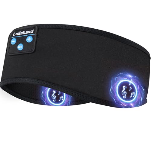 Ultimate Comfort Bluetooth Sleep Headphones – Innovative Wireless Headband Design for Meditation, Yoga, Travel, and Rest – 10-Hour Battery Life for Non-Stop Audio Enjoyment – Soft, Stretchy Fabric Ensures a Secure Fit During Activities – Effortless Bluetooth Pairing with Universal Device Compatibility