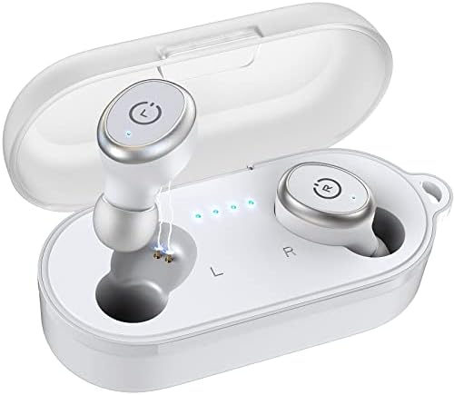 TOZO T10 True Wireless Bluetooth 5.3 Earbuds – 45 Hours of Playtime, IPX8 Waterproof Stereo Headphones with Built-in Mic – Customizable Sound with 32 EQ Settings via App for Enhanced Audio Experience and Seamless Connectivity