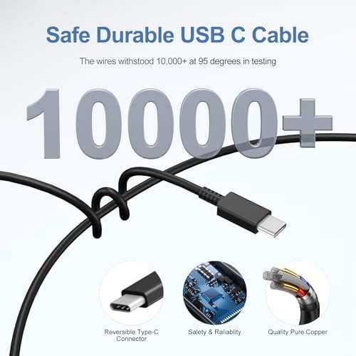 Dual-Port 45 W Super Fast USB C Charger for Samsung Galaxy S24/S23/S22/Note Series – Power Delivery & Programmable Power Supply for Rapid Charging, Enhanced Safety, and Travel-Friendly Design