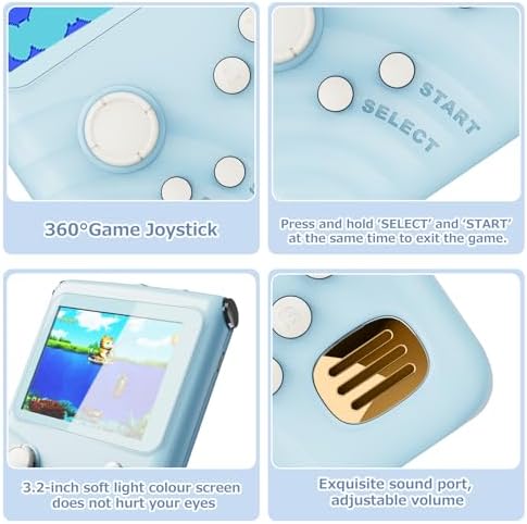 Multi-Function Gaming Power Bank: 5000 m Ah Portable Charger with 300 Built-in Games for i Phone/Samsung/Android – Ultimate 2-in-1 Travel Companion and Gift Idea for Gamers and Tech Enthusiasts, Compact Design with LED Power Indicator