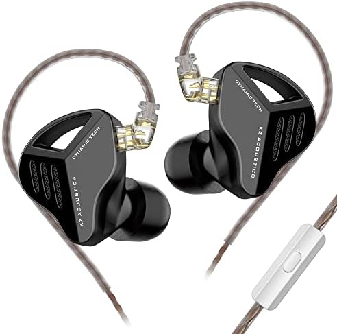 Experience Unmatched Audio Fidelity with Keephifi KZ ZVX In-Ear Monitor Earphones – 10 mm Dual Cavity Dynamic Driver, Premium Metal Shell, Detachable 2-Pin Silver-Plated Cable, and Integrated Mic for Audiophiles and Musicians – Superior Sound Quality and Comfortable Fit for All-Day Listening