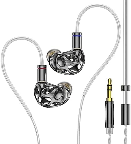 Transform Your Listening Journey with keephifi BLON BL-T3 High Fidelity In-Ear Monitors – Premium 11 mm Copper Clad Diaphragm for Deep Bass and Crystal Clear Vocals, Ergonomically Crafted for All-Day Comfort, Perfectly Suited for Sports, Gaming, and Music Enthusiasts, Enhanced Device Compatibility Featuring Built-in Mic for Effortless Hands-Free Communication – Lightweight Yet Durable Design to Complement Your Active Lifestyle