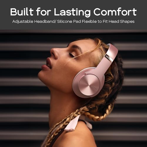 Transform Your Listening Journey with DOQAUS Over-Ear Bluetooth Headphones: 90-Hour Playtime, Tailored EQ Settings, and Superior Noise Cancellation for Unmatched Comfort and Audio Clarity in Music and Calls