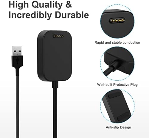 GEORDGY Magnetic Charging Dock for Verizon Gizmo Watch 1 & 2 – Portable Charger with 3.3 ft Durable USB Cable – Enhanced Magnetic Connection for Secure Charging – Ideal Smartwatch Accessory for On-the-Go Power Solutions