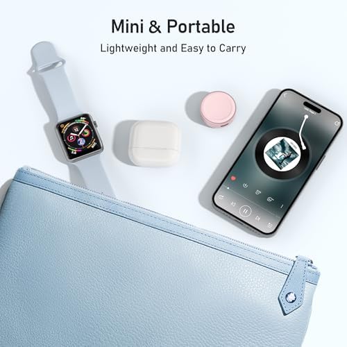 Elevate Your Charging Experience with the Elebase Ultra-Fast Magnetic Portable Apple Watch Charger – Seamless Wireless Solution for Series 10, 9, 8, 7, 6, Ultra 2 & SE – USB-C & i Phone Compatible – Lightweight, Durable, and Perfect for On-the-Go Power Management and Efficiency