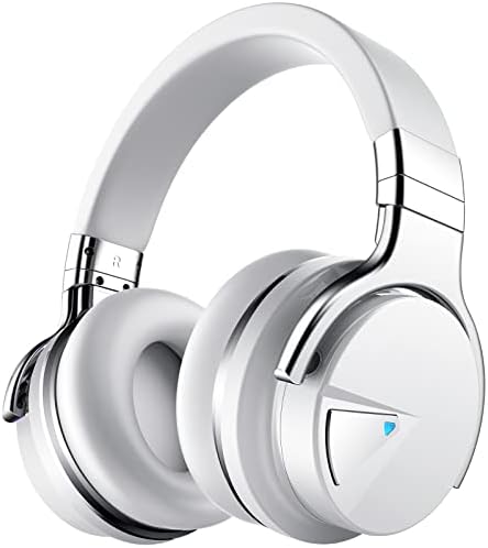 Silensys E7 Elite Wireless Over-Ear Headphones: Unmatched Active Noise Cancellation, Deep Bass Sound Experience, Luxurious Protein Ear Cushions, 30-Hour Battery Life – Your Perfect Bluetooth Companion for Travel, Work, and Daily Adventures in Elegant Black Design