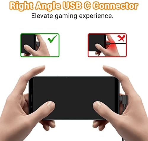 Cubilux Premium USB C Earphones with Right Angle Connector – High-Resolution In-Ear Headphones for Samsung Galaxy S25/S24/S23/S22, i Phone 16/15 Pro Max, i Pad Pro, Google Pixel – Superior 96 k Hz/24-bit DAC for Enhanced Audio in Gaming and Music – Comfortable Fit, Noise Isolation, and Durable Design for On-the-Go Listening