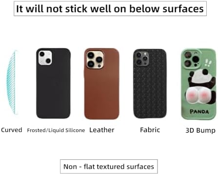 Magnetic Mag Safe Phone Grip Holder – Ergonomic Collapsible Stand for i Phone 12-16 Series, Transparent White Finish for Enhanced Style and Functionality, Secure Grip for Texting and Hands-Free Viewing, Lightweight and Portable Mobile Accessory
