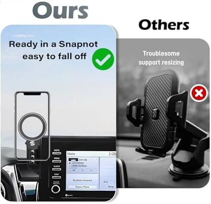 Revolutionize Your Driving with the 2021-2024 Toyota Camry Magnetic Phone Holder – 360° Rotating Car Mount for Hands-Free Navigation & Secure Attachment – Ideal for 7-Inch Touchscreen Integration and Ultimate Safety